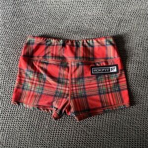 RokFit Women's Red Plaid Shorts